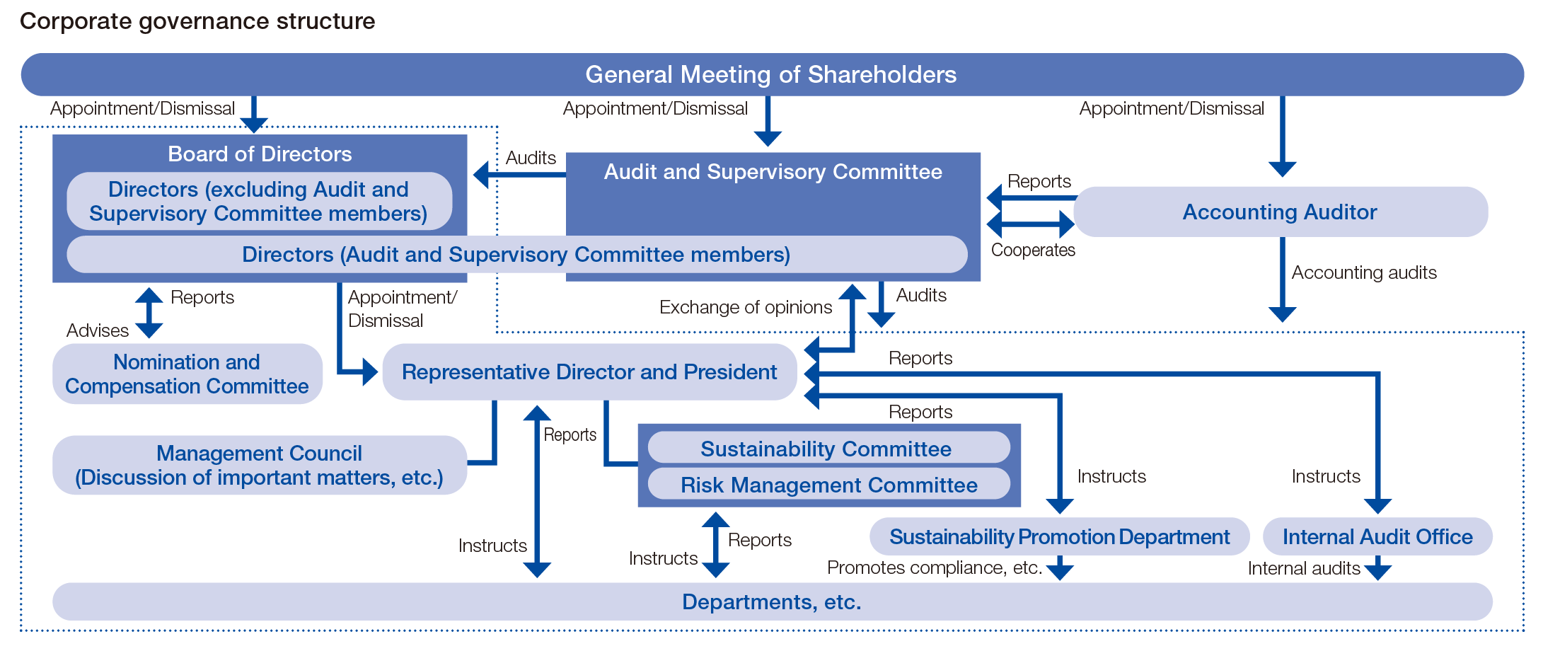 Corporate governance structure